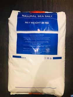 Соль морская для бассейна / ванны Salt of Earth  (Израиль) 25 кг 99.8% (в гранулах) - фото 34360