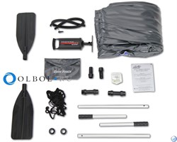 Надувная лодка Intex 68324 4-х местная Excursion 4 Set + насос, весла - фото 56275