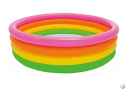 Бассейн детский с цветными кольцами Intex 56441 (168х41) - фото 56349