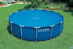 Тент солнечный прозрачный для бассейнов (457см) Intex 29023 / 28013 - фото 56467