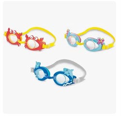 Очки для плавания детские "Забавные очки" 3-8 лет, в ассортименте, Intex 55610 - фото 56842