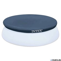 Надувной бассейн для дачи Intex 26168  (457х122см) + фильтр-насос 220 В, лест., настил, тент - фото 57336