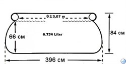 Надувной бассейн Intex 28142 с фильтр-насосом (396Х84см) - фото 57626