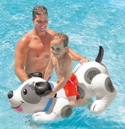 Надувная игрушка для плавания Собака Intex 57521 (138х91см) - фото 57702