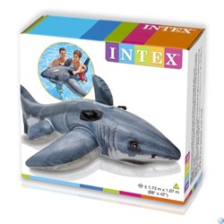 Надувная акула с ручками Intex 57525 (173x107 см) - фото 57708