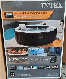 Intex 28462 Надувной СПА бассейн / Spa бассейн-джакузи гидромассажный + хлоргенератор (218х71см) - фото 59530