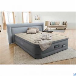 Надувная кровать Premaire II Elevated Airbed Intex 64926 двуспальная со встр. насосом  (152х203х46) - фото 59763