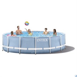 Каркасный бассейн Intex 26706 +фильтр-насос, лестница (305х100) - фото 60269