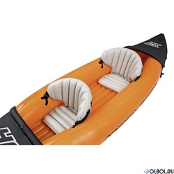 Байдарка 2-х местная с веслами и насосом 321х88см, Bestway 65077 - фото 61416