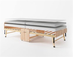 Раскладушка деревянная Основа сна Big ВЕНГЕ  (200x90х43см) - фото 62658 Раскладушка деревянная Основа сна Big ВЕНГЕ  (200x90х43см) - фото 62658