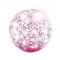 Надувной мяч Прозрачный блеск Intex 58070 , (асс. 2 цвета), 51 см - фото 62831