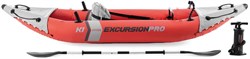 Надувная лодка / байдарка Excursion Pro K2 Intex 68309 + насос и весла (384х94см) - фото 63163