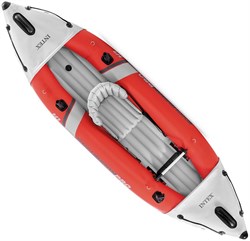 Надувная лодка / байдарка Excursion Pro K2 Intex 68309 + насос и весла (384х94см) - фото 63165