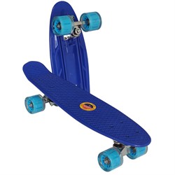 Скейтборд пластиковый 56x15cm со свет. колесами (синий) (SK506) E33098 - фото 64745