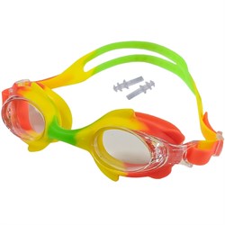 B31570-6 Очки для плавания детские (желто/оранже/зеленые Mix-6) - фото 66051