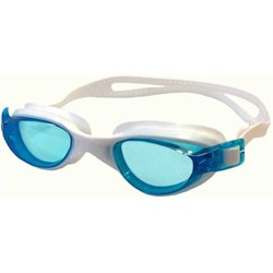 Очки для плавания взрослые (бело/голубые) E36865-0 - фото 66099