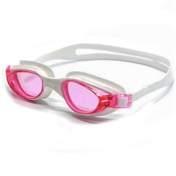 Очки для плавания взрослые (бело/розовые) E36865-2 - фото 66102