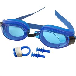 Очки для плавания юниорские (темно синие) E36870-3 - фото 66124