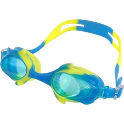 R18166-3 Очки для плавания детские/юниорские (голубой/желтый) - фото 66220