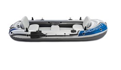 Надувная лодка Intex 68325 5-ти местная Excursion 5 Set + насос и весла - фото 66322