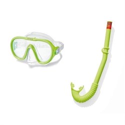 Комплект для плавания (маска+трубка) "Adventurer" Intex 55642  (8+) - фото 66735