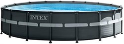 Каркасный бассейн Ultra XTR Frame Intex 26330 + песочный фильтр насос 7900 л/ч, лестница, тент, подстилка (549х132) - фото 67019