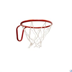 Кольцо баскетбольное с сеткой №3. D кольца - 295мм. - фото 67057