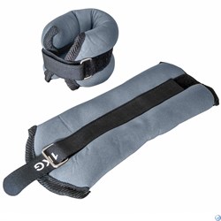 Утяжелители "ALT Sport" (2х0,7,5кг) (нейлон) в сумке (серые) (нейлоновый, наполнитель металлическая стружка)  HKAW101-2 - фото 68733