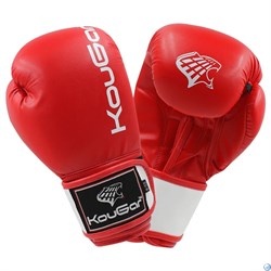 Перчатки боксерские KouGar KO200 красные - фото 68815