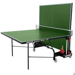 Всепогодный теннисный стол Donic Outdoor Roller 400 зеленый 230294-G - фото 71180
