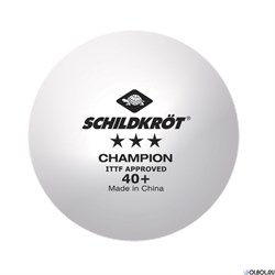 Мячики для н/тенниса DONIC Champion 3* (120 шт) 608542 - фото 71967