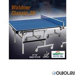 Теннисный стол DONIC WALDNER CLASSIC 25 BLUE (без сетки) 400221-B - фото 72127