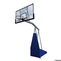 Баскетбольная мобильная стойка DFC STAND72G PRO 180x105см стекло 12мм - фото 72406