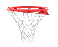 Кольцо баскетбольное DFC R2 45см (18") оранж./красное (б/крепежа и сетки) - фото 72508