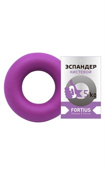 Эспандер-кольцо FORTIUS 5 кг фиолетовый - фото 74538