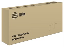 Стол Cactus CS-ED-BBK столешница МДФ черный, каркас черный (120x120x60см) - фото 75112