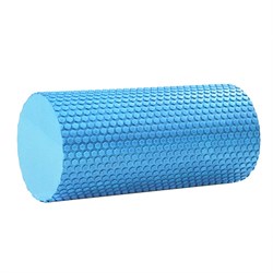 B31600-0 Ролик массажный для йоги (голубой) 30х15см. - фото 75360
