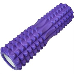 B33119 Ролик для йоги (фиолетовый) 45х13см ЭВА/АБС - фото 75402