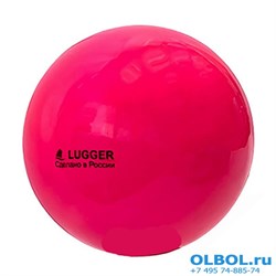 Мяч для художественной гимнастики однотонный, d=19 см (розовый) - фото 75580