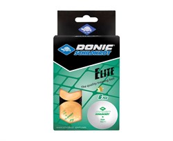 Мячики для н/тенниса DONIC ELITE 1* 40+, 6 штук, оранжевый 608518 - фото 76272