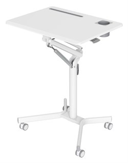 Стол для ноутбука Cactus VM-FDS101B столешница МДФ белый 70x52x107см (CS-FDS101WWT) - фото 76519