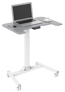 Стол для ноутбука Cactus VM-FDE101 столешница МДФ серый 80x60x123см (CS-FDE101WGY) - фото 76555