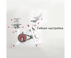 Велотренажер DFC Yesoul S3 PRO WHITE - фото 77197