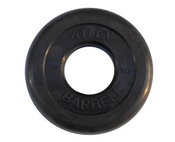 Диск обрезиненный BARBELL ATLET 1.25 кг / диаметр 51 мм - фото 77471