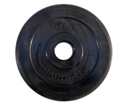 Диск обрезиненный BARBELL ATLET 10 кг / диаметр 51 мм - фото 77474