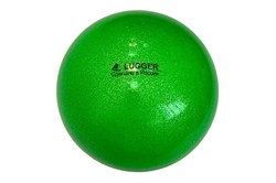 Мяч для художественной гимнастики однотонный, d=19 см (зеленый с блестками) - фото 79711