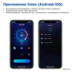 Intex 28446 / Надувная джакузи PureSpa Chevron Deluxe / 175 х 71 см - фото 82596