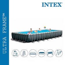 Intex 26378 / Прямоугольный каркасный бассейн / 975x488x132 / Ultra XTR Rectangular Frame (полный комплект+хлоргенератор) - фото 83782