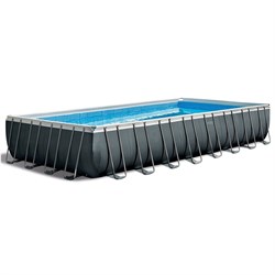Intex 26378 / Прямоугольный каркасный бассейн / 975x488x132 / Ultra XTR Rectangular Frame (полный комплект+хлоргенератор) - фото 83783