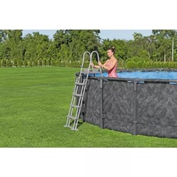 Bestway 561KC / Каркасный бассейн  "APX" 365 / 549х132см /+ песочный фильтр-насос, лестница, тент, полисферы - фото 85407